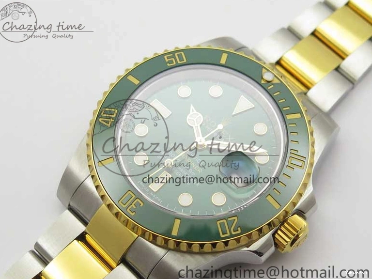 Wrapped MAX VRF Dial Green Bracelet A2836 116613 Edition Bezel on YG Submariner Version Best SS YG LV 0831